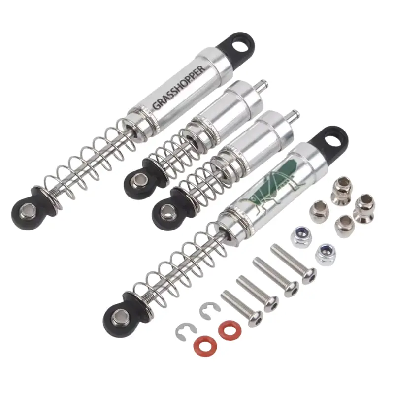 Ozrc Aluminum Oil Shock Absorber Tamiya Hornet Grasshopper Upgrade Silver 1