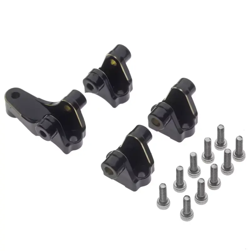 Ozrc Brass Front Rear Lower Shock Mount Link Stand Traxxas Trx4 Black 1