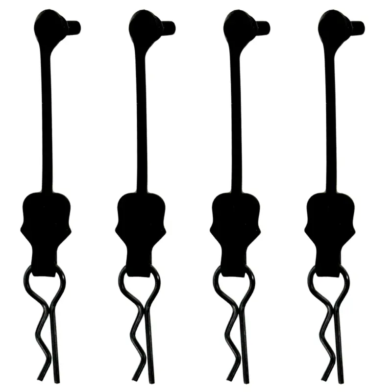 Ozrc Medium 1.2Mm Body Pins W/ Black Rubber Tab Connects To Body Shell 4Pcs 1
