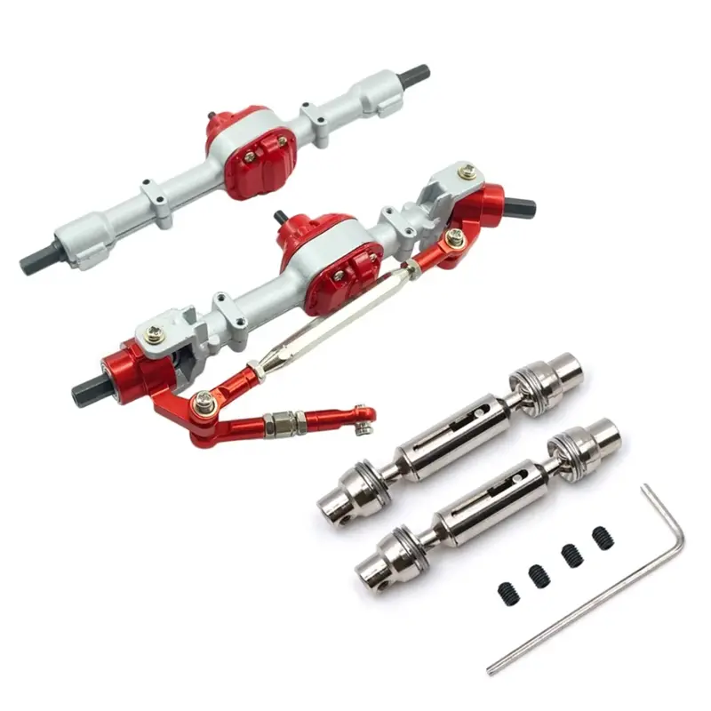 Ozrc Mn Model Metal Front And Rear Axle With Drive Shaft For 1/12 Rc Car 1