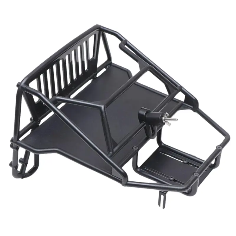 Ozrc Nylon Back Half Roll Cage Black Suits 1/10 Scx10 Trx4 Cherokee Body 1