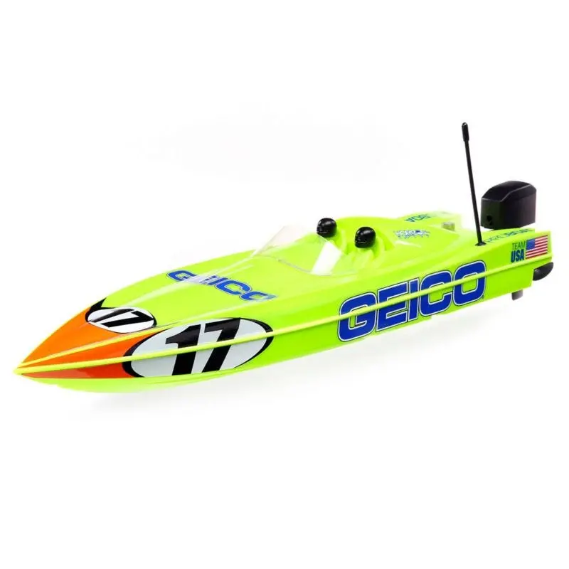 Pro Boat 17 Inch Brushless Power Boat Racer Deep-V Miss Geico Rtr Prb08044t1 1
