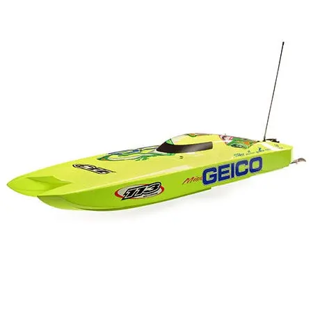 Pro Boat Miss Geico Zelos 36 Catamaran, Rtr Rc Boat Prb08040 1