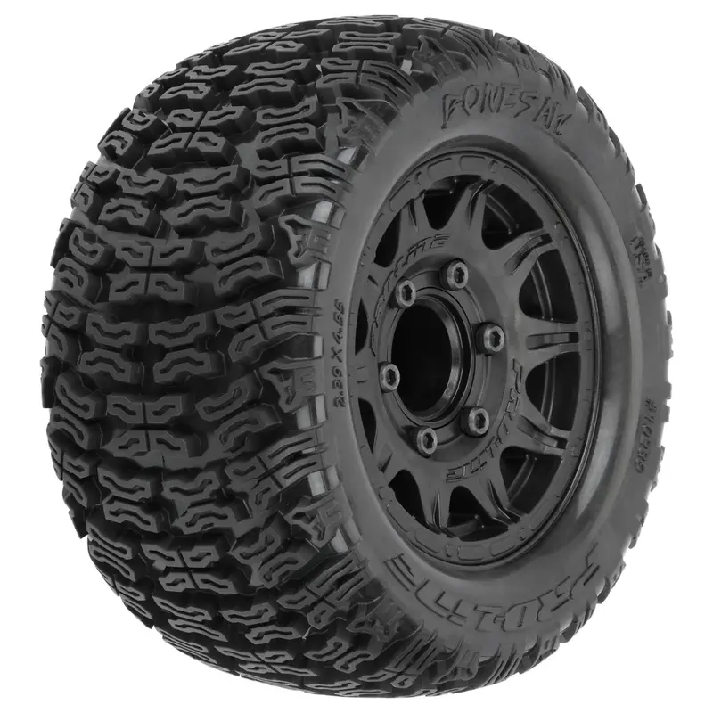 Pro-Line Bonesaw 2.8In Mt Tyres Mounted 12Mm 14Mm Black Raid Pro1023910 1