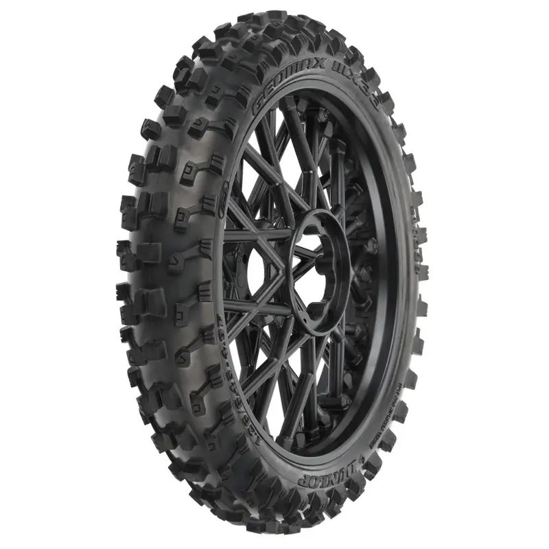 Proline Dunlop Geomax Mx33 Cr4 Front Tyre Mtd Black 1/4 Promoto-Mx Pro1022910 1