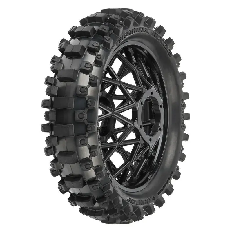 Proline Dunlop Geomax Mx33 V2 Bullyspoke Rear Wheel Promoto-Mx Black Pro1023010 1