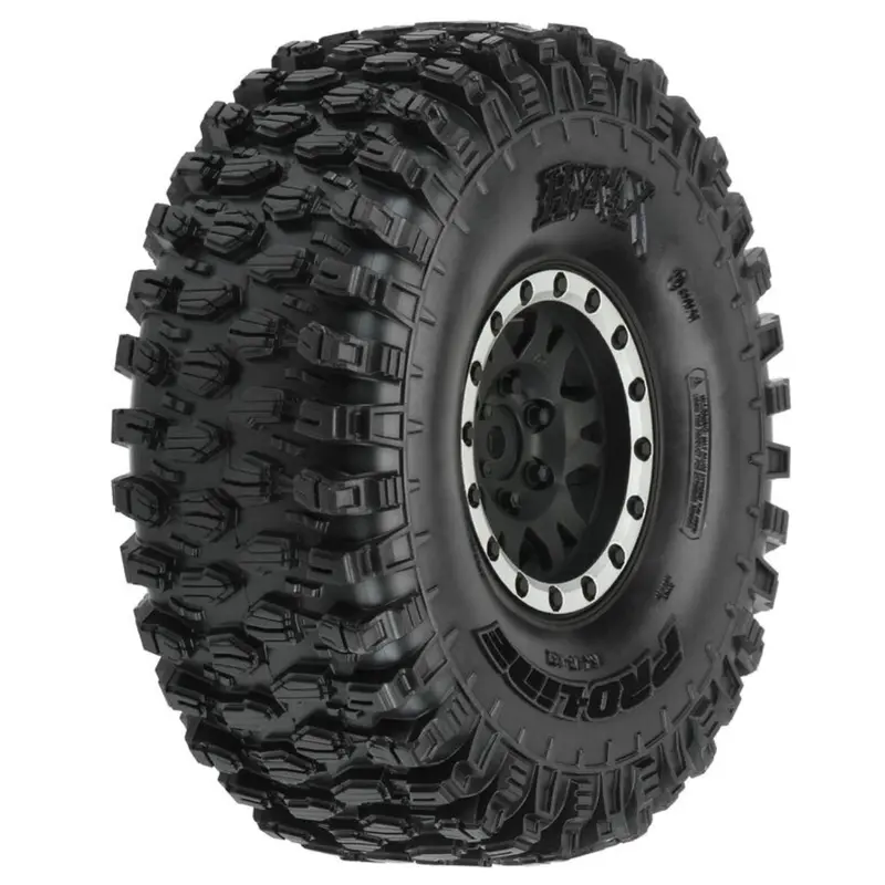 Proline Hyrax 1.9" G8 Crawler Wheels & Tyres Beadlock 2Pcs Pr10128-13 1