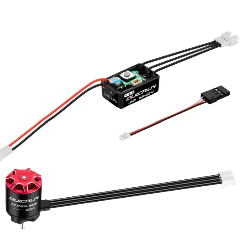 Quicrun Wp Mini24 Outer1621sl-3500Kv 1/24 Scale Crawler Combo 38020436 1
