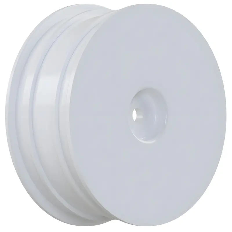Raw Speed 2.2" 1/10 2Wd Front Buggy Wheels 2Pcs (White) 50502W 1