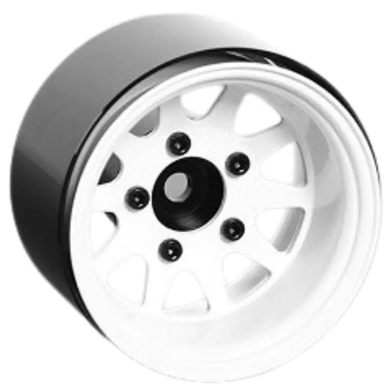 Rc4wd Deep Dish Wagon 1.55" Stamped Steel Beadlock Wheels (White) Z-W0284 1