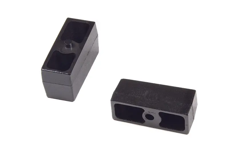 Rear Lift Blocks - 5/8 In Pin - Cast Iron | 2 Inch Lift | Universal Fitment 1