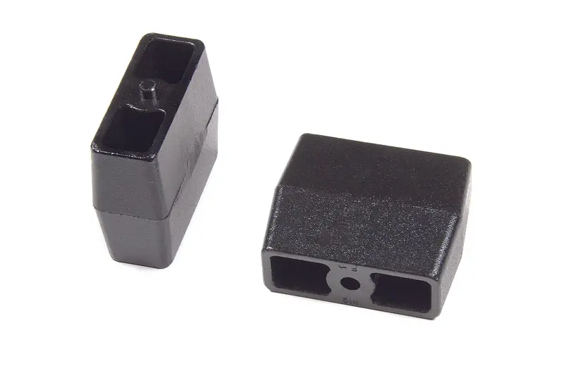 Rear Lift Blocks - Flat - 5/8 In Pin - Cast Iron | 5 Inch Lift | Universal Fitment 1