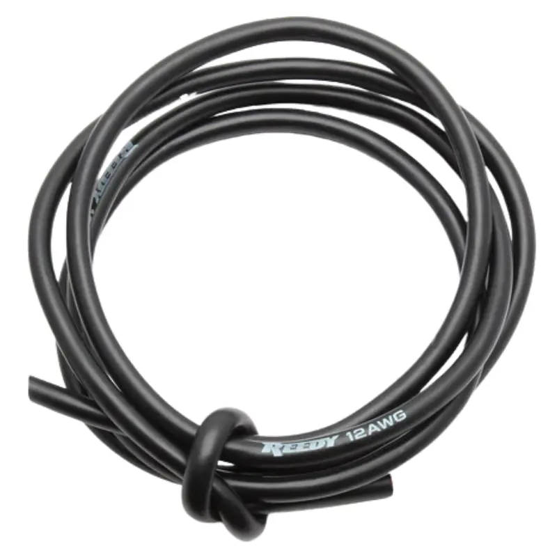 Reedy Pro Silicone Wire 12Awg Black 1M For Motor & Esc Projects 1Pcs 0647 1