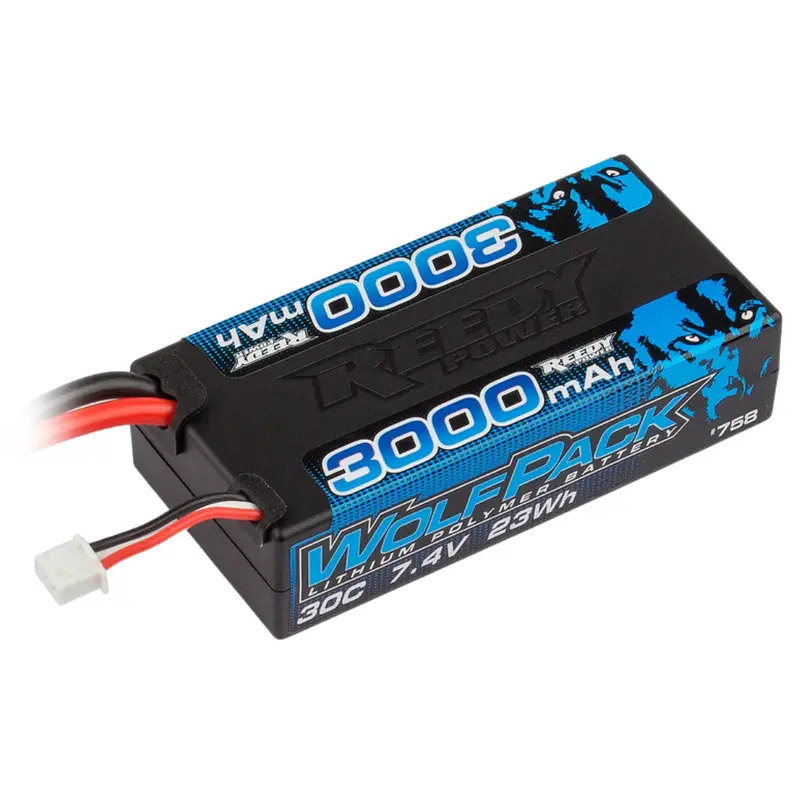 Reedy Wolfpack Lipo 3000Mah 30C 7.4V Shorty With T-Plug 0758 1