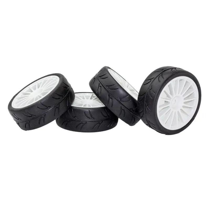 Ride Cut Slick Tyre Set 1/10 Gt Racing Black 26071 1