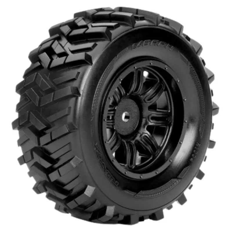 Roapex Morph Sc 1/10 Wheels & Tyres Short Course 12Mm Hex Black R1004-B 1