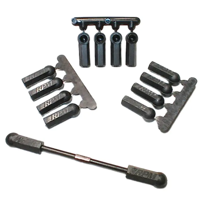 Rpm Long Shank Rod Ends 4-40 Thread Suits Losi Associated Hpi (12) Rpm73392 1