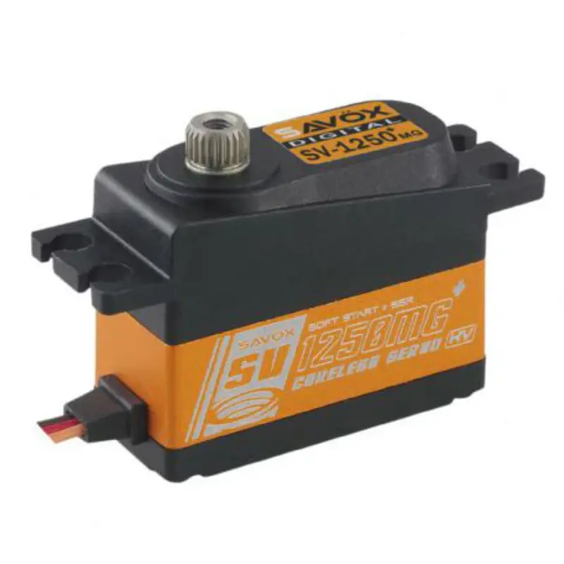 Savox High Voltage Micro Tail Servo Soft Start 111.1Oz 7.4V Sv1250mgp 1