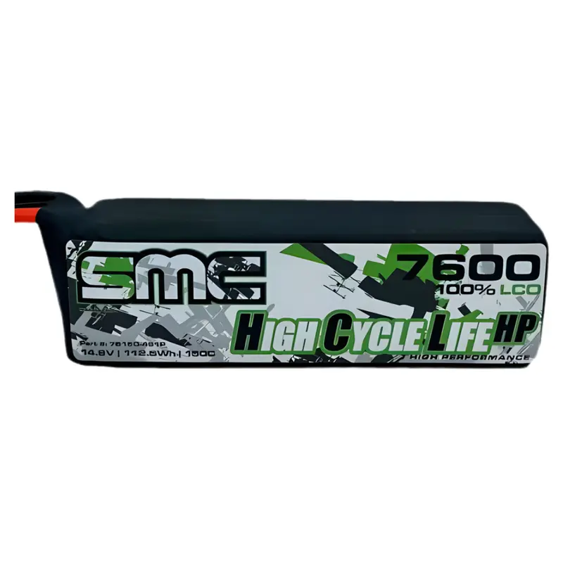 Smc Hcl-Hp 14.8V 7600Mah 150C Lipo Battery G10 Ec5 Ic5 Smc-76150-4S1p-Sc5 1