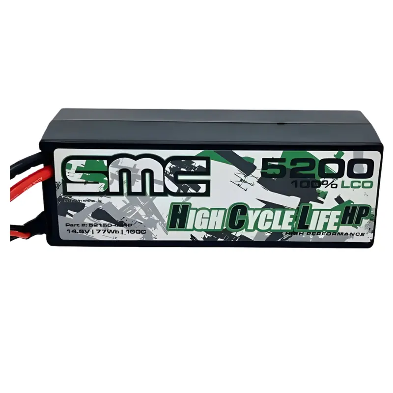 Smc Hcl Hp 4S 5200Mah 150C Hardcase Lipo Battery T Plug Smc52150 1
