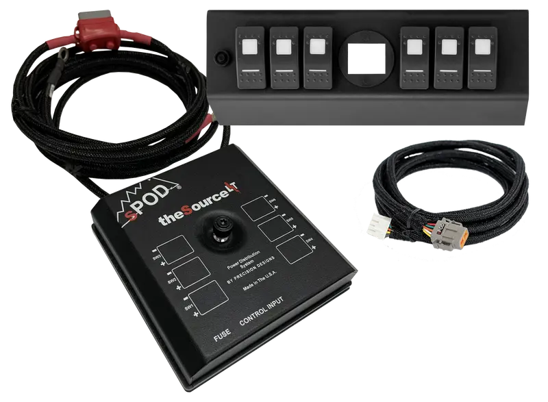 Sourcelt W/ Genesis Adapter And Green Led Switch Panel For Jk 2007-2008 1