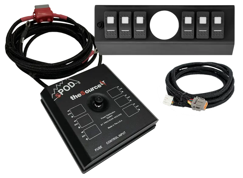 Sourcelt W/ Opening (2 1/16 Inch) For Aeroforce Gauge And Red Led Switch Panel For Jk 2009-2018 1