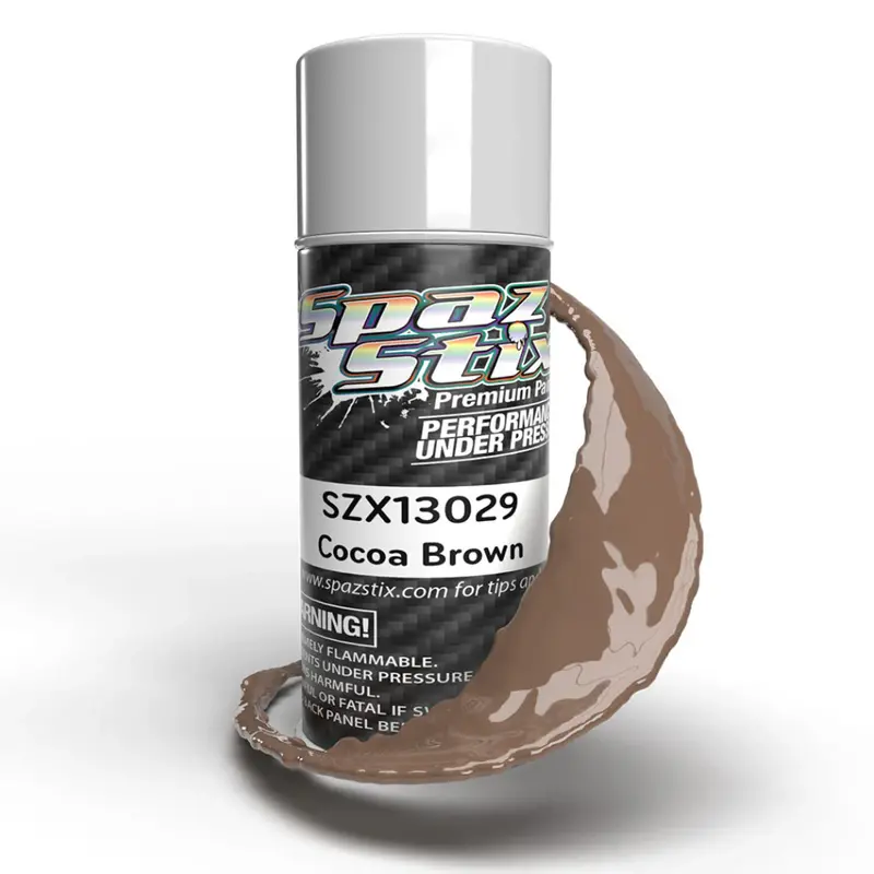 Spaz Stix Cocoa Brown Aerosol Paint 3.5Oz Can Szx13029 1