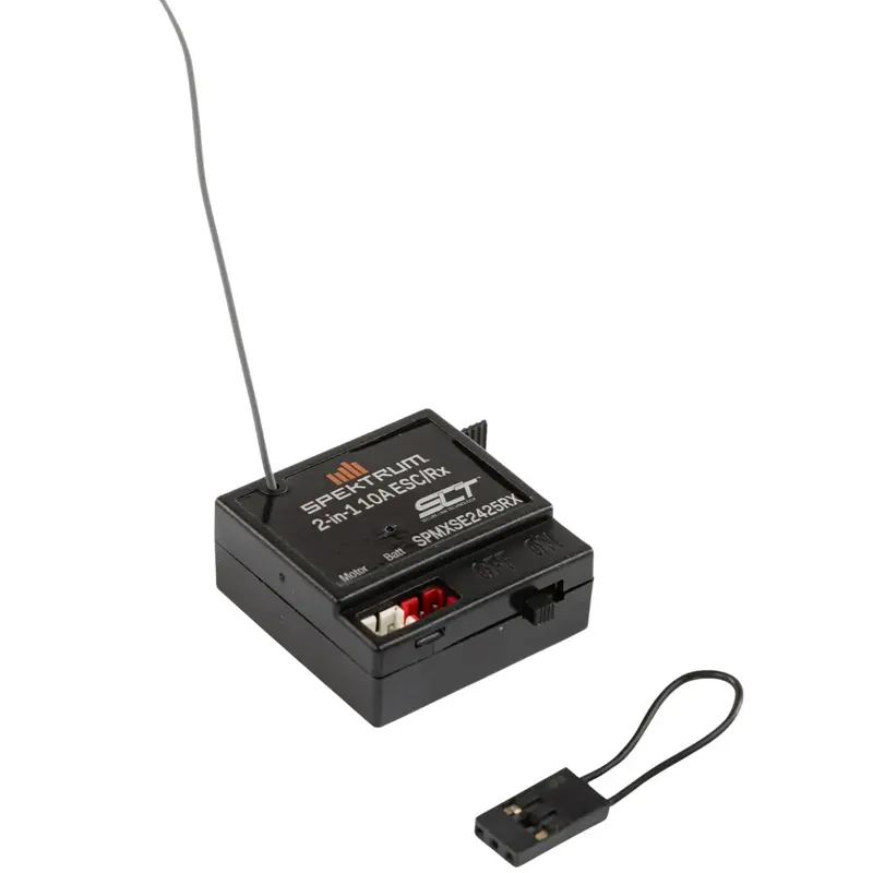 Spektrum 2 In 1 10A Esc/Rx Combo, Ax24 Spmxse2425rx 1