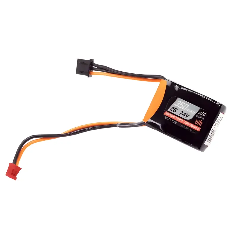 Spektrum 350Mah 2S 7.4V 30C Lipo Battery Ph2.0 Suit Losi Micro-B Spmx1090 1