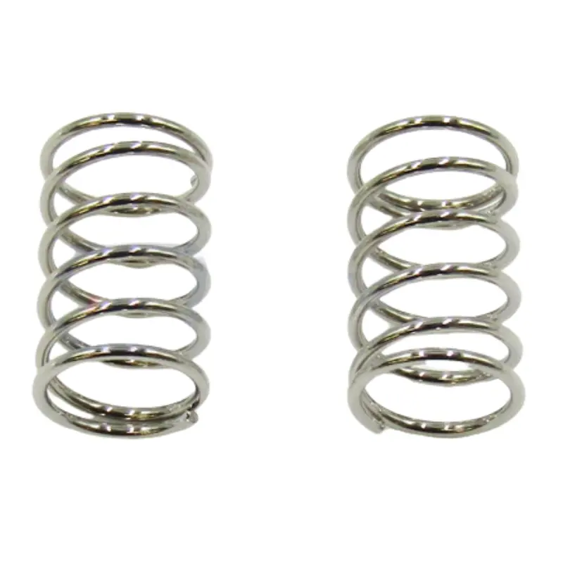 Tamiya Damper Coil Springs Silver 2Pcs 25.5Mm For Tt01 Tt02 Ta05 Tc01 9805699 1