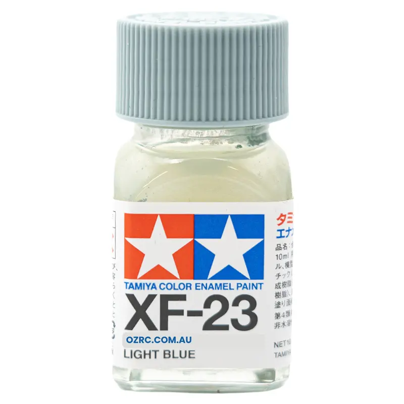 Tamiya Enamel Paint Xf-23 Flat Light Blue 10Ml 80323 1