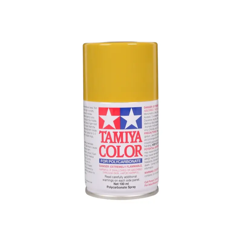 Tamiya Ps-56 Mustard Yellow Polycarbonate Spray Paint 100Ml 86056 1