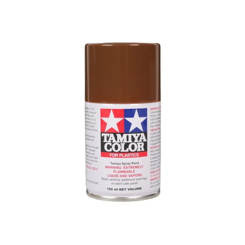 Tamiya Ts-1 Red Brown Lacquer Spray Paint 100Ml 85001 1