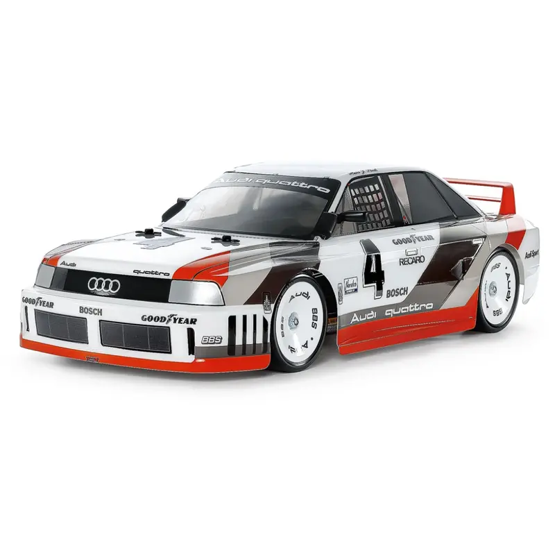 Tamiya Tt-02 Audi 90 Quattro Racing Rc Touring Car 4Wd 1/10 Scale Kit 58744 1