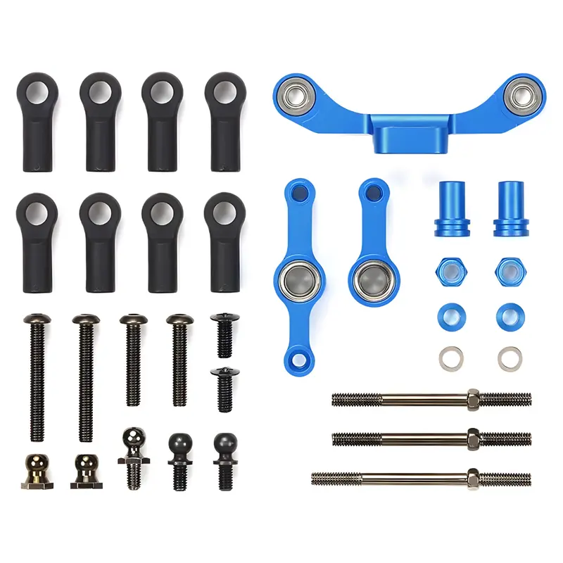 Tamiya Tt-02S Aluminium Steering Set Tie Rods & Bell Crank Set (Op-1965) 54965 1