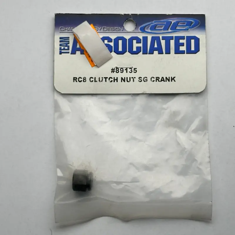 Team Associated 89135 Rc8 Clutch Nut Sg Crank Nitro Part [Scratch & Dent] 1