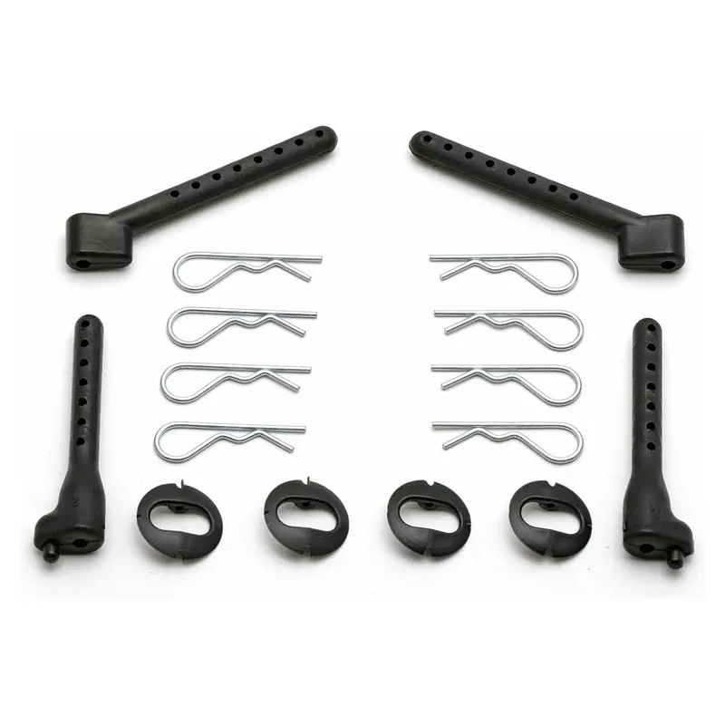 Team Associated Sc10 Body Posts, Front And Rear 9821 1