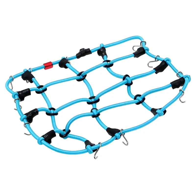 Team Raffee Co. Rc Crawler Luggage Cargo Net With Hooks 15X9cm Blue 302308Sb 1