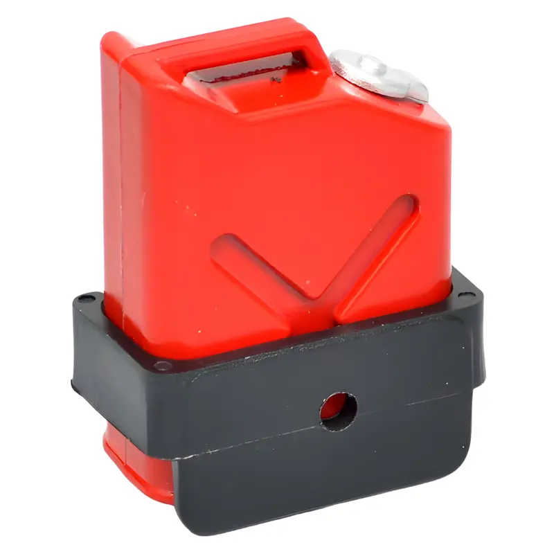 Team Raffee Co. Rc Scale Accessories Fuel Bottle Gas Tank W/ Mount Red Brk790002r 1