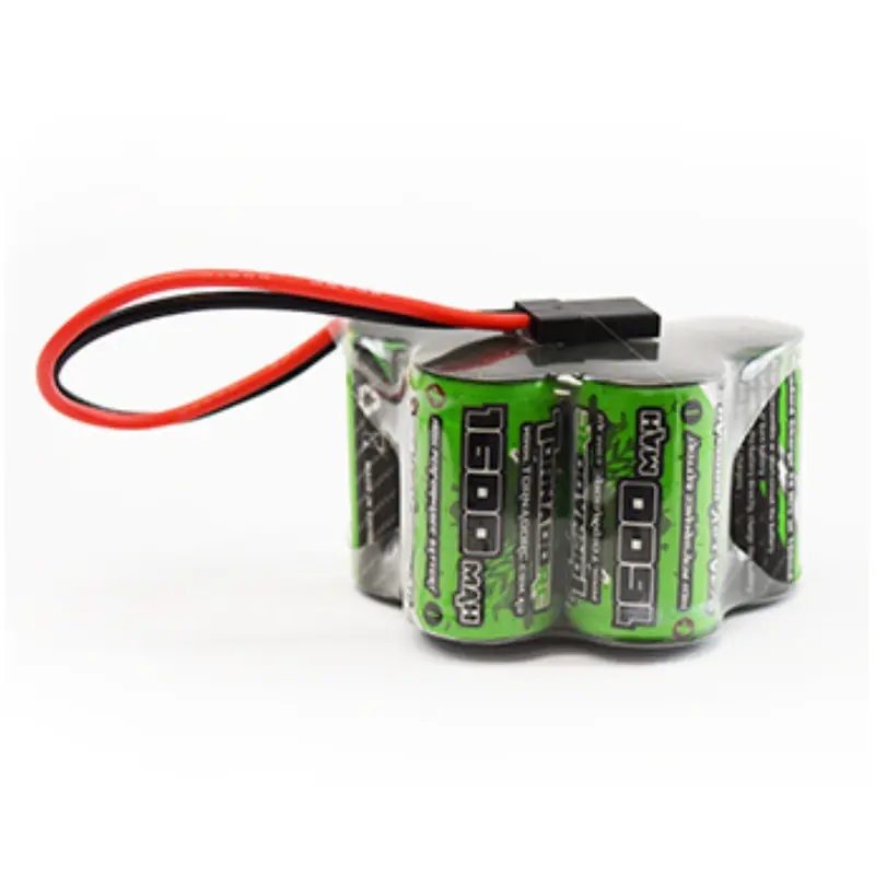 Tornado Rc 1600Mah 6.0V Hump Rx Pack Nimh With Futaba J Plug 1600H 1