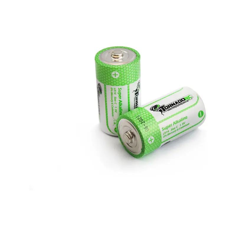 Tornado Rc C Size Battery 2 Pack Super Alkaline 1