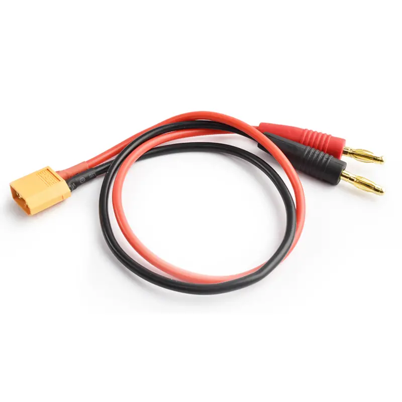 Tornado Xt60 Charger Leads To 4Mm Bullets 30Cm Trc-4020-14-30 1