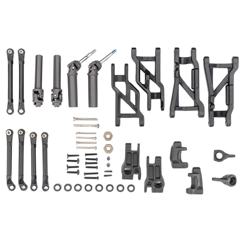 Traxxas Black Extreme Hd Driveline And Suspension Upgrade Kit 9181 1