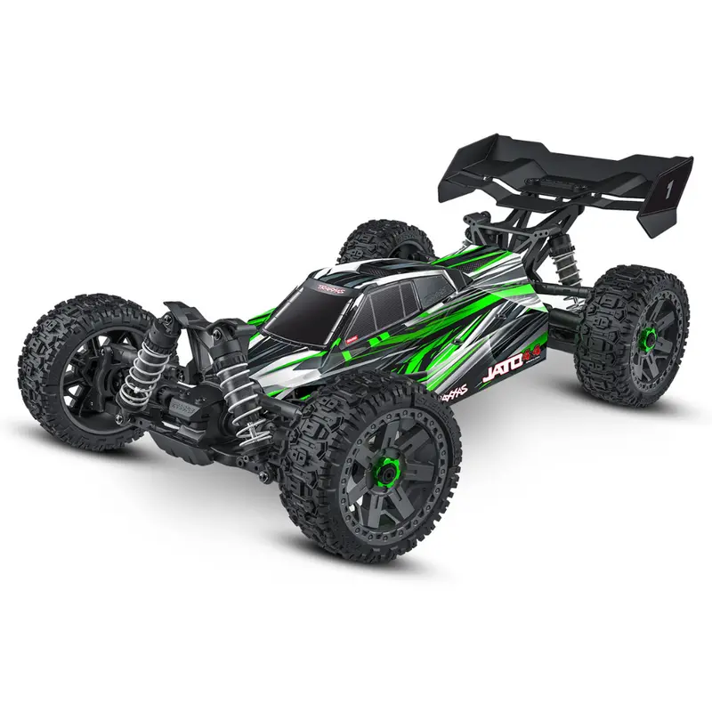 Traxxas Jato Bl-2S Rtr Rc Buggy Electric Brushless 4Wd 1/8 Scale (Green) 90154-4 1