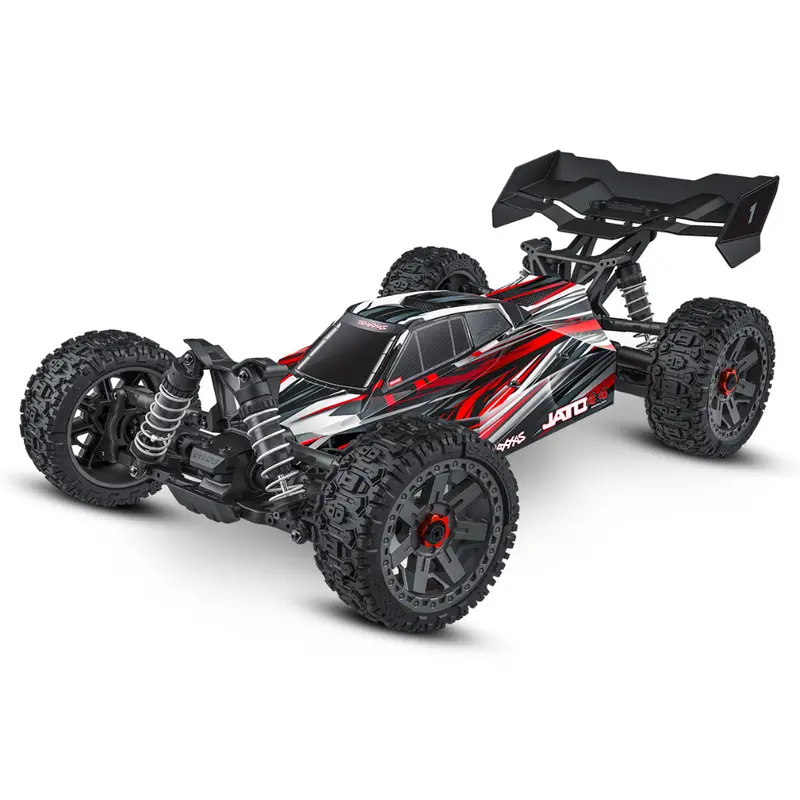 Traxxas Jato Bl-2S Rtr Rc Buggy Electric Brushless 4Wd 1/8 Scale (Red) 90154-4 1