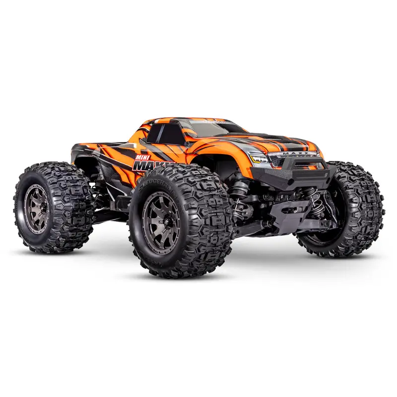 Traxxas Mini Maxx Brushless 1/16 4Wd Rtr Monster Truck (Orange) 107154-1 1