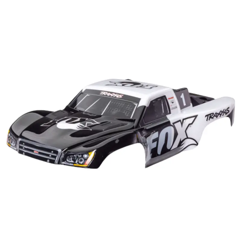 Traxxas Slash 4X4 Body Fox Edition Painted Decals Applied Clipless Mounting 6949 1