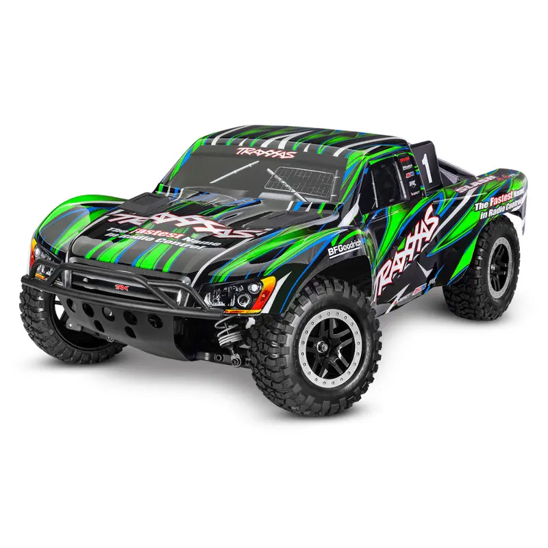 Traxxas Slash 4X4 Vxl Rc Short Course Truck Brushless 4Wd 1/10 Rtr Green 68386-4 1