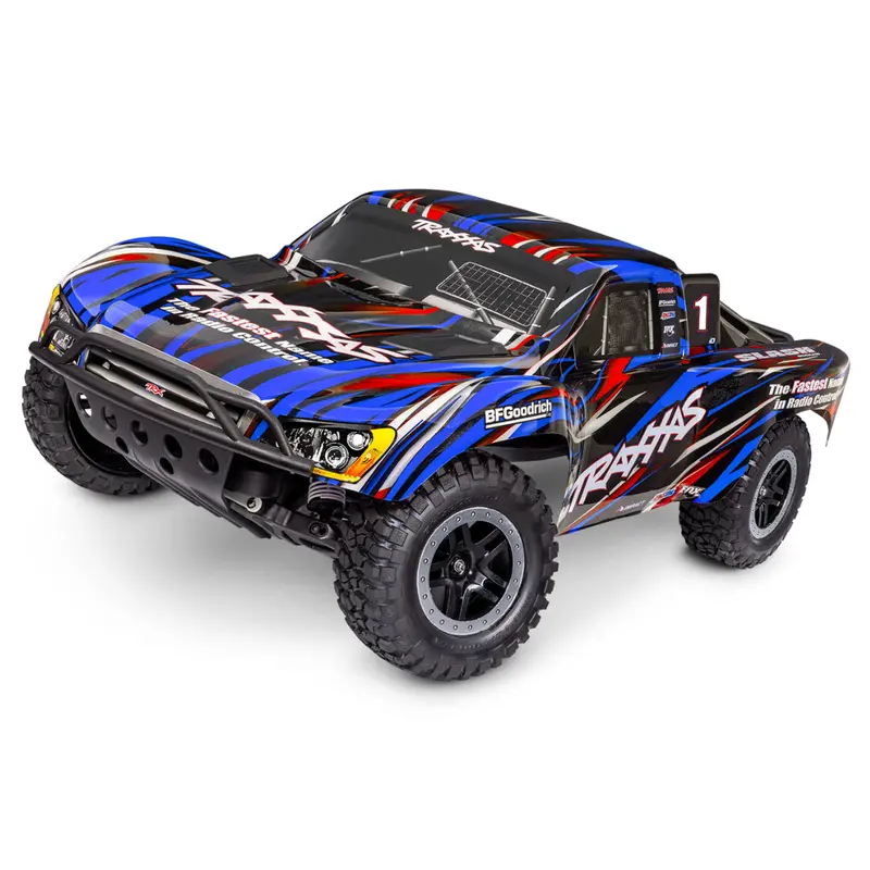 Traxxas Slash Brushless Bl-2S Hd 2Wd Short Course Truck Blue 58334-4Blue 1