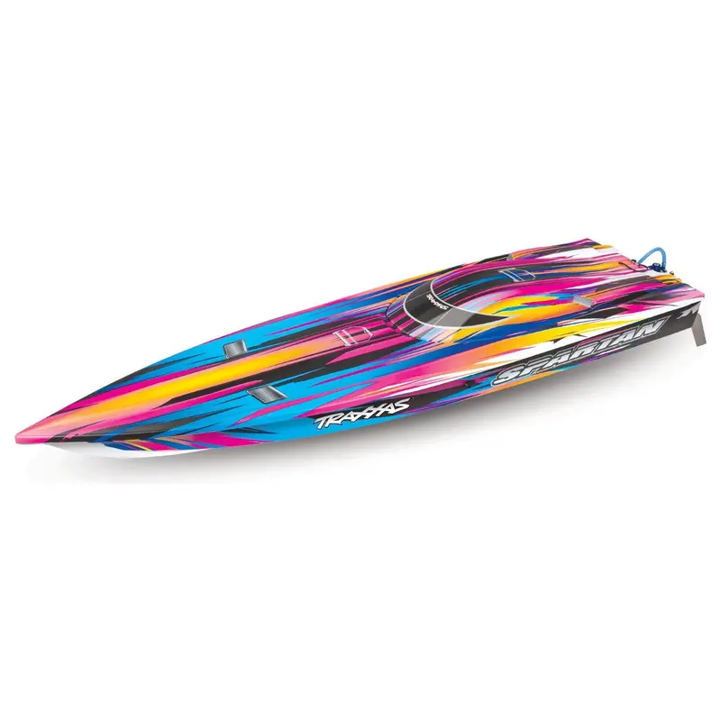Traxxas Spartan 36In Brushless Electric Rc Boat Pink Version Rtr 57076-4 1